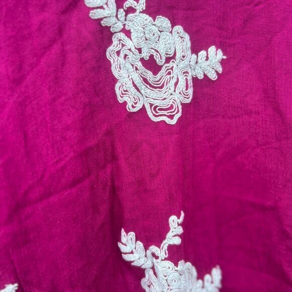 Free People embroidered Austin minidress size XS cottagecore boho festival - Picture 4 of 5